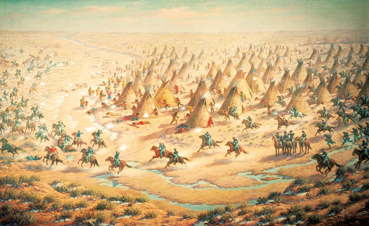 Sand Creek Massacre by Robert Lindneux