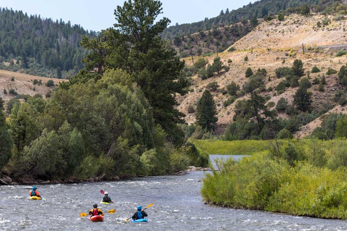 Kayaking in northwest Colorado's Gore Canyon