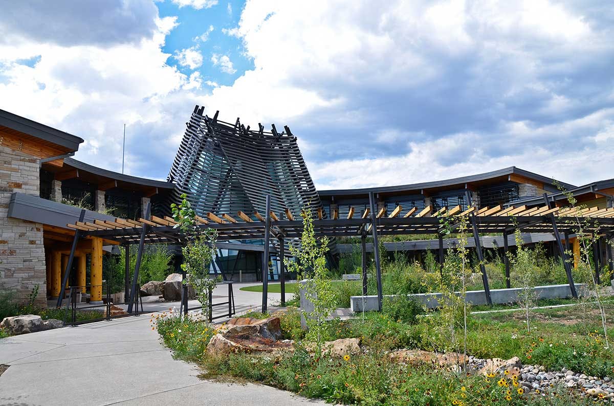 Exterior of the Southern Ute Cultural Center