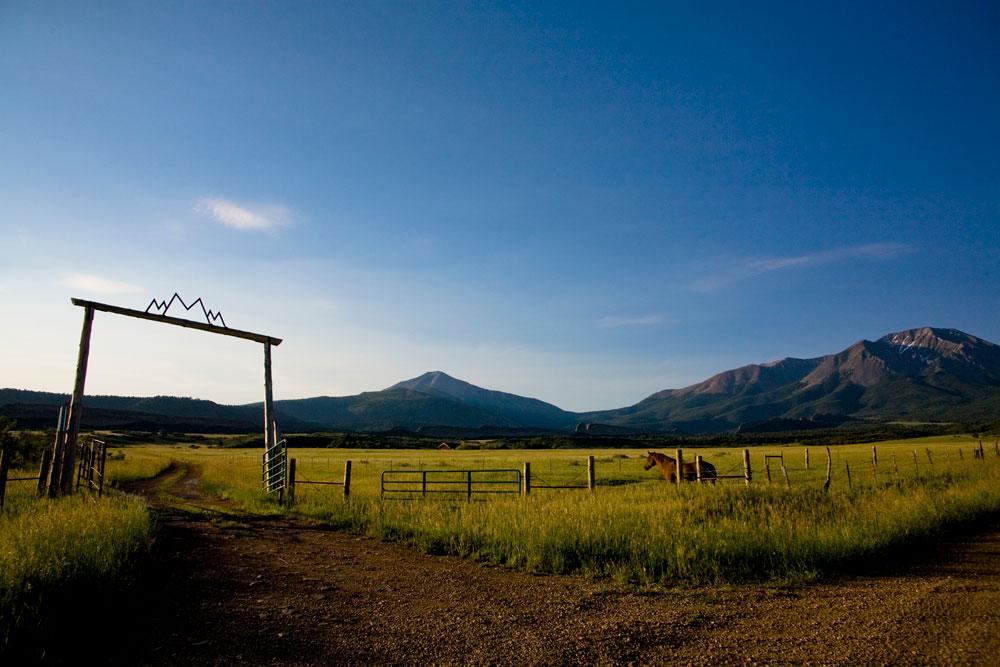 Spanish Peaks near La Veta