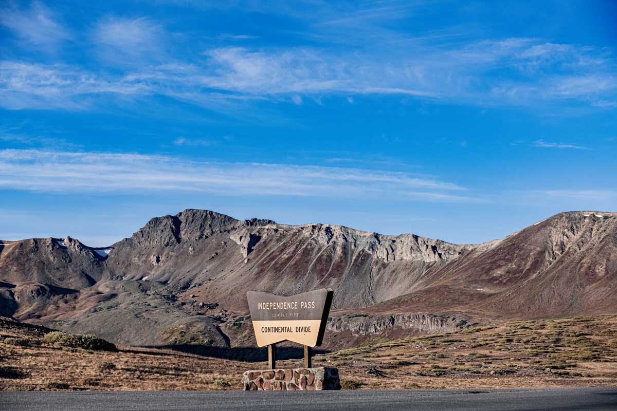 The Continental Divide at Independence Pass