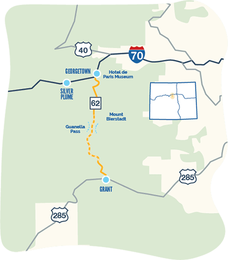 Guanella pass byway map