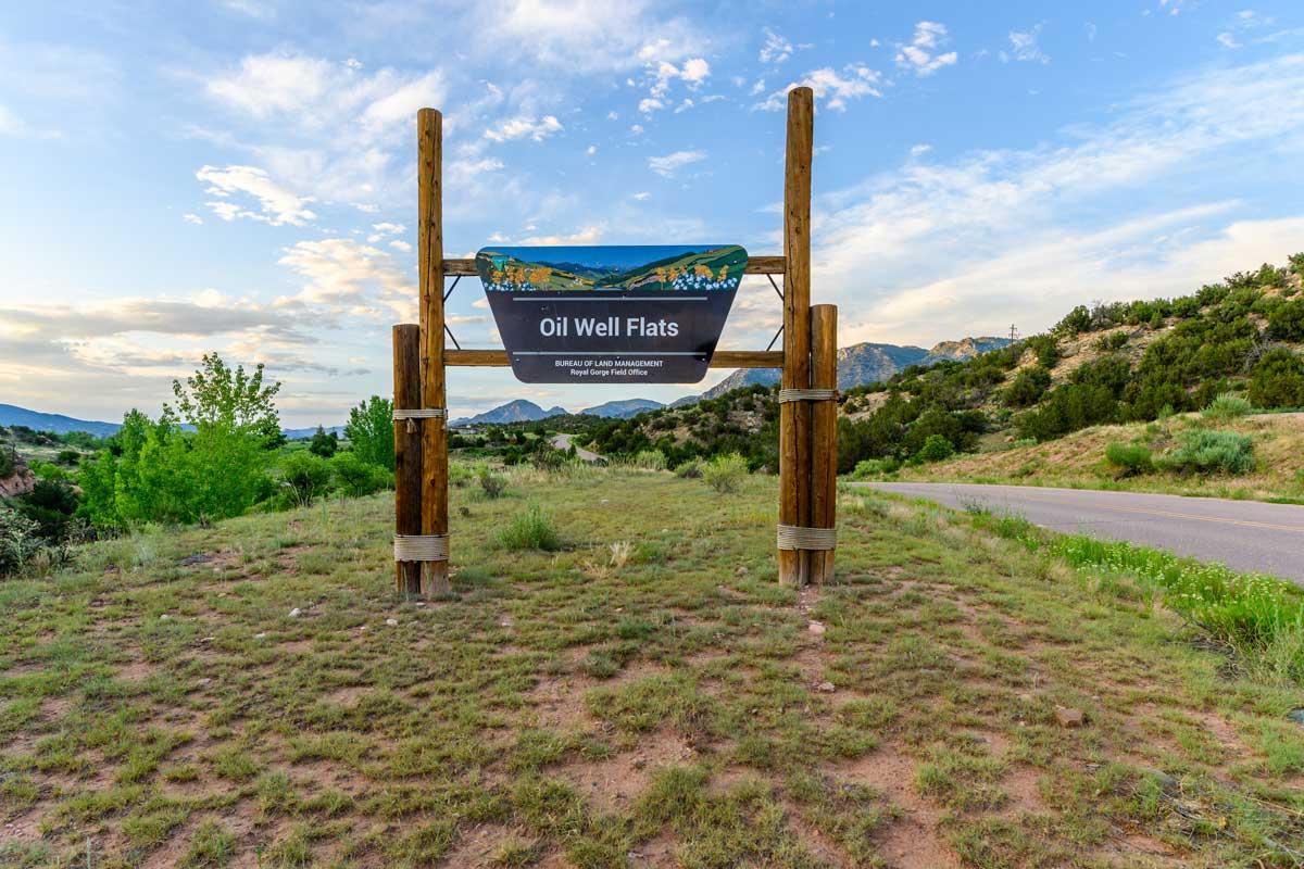 Oil Well Flats Trail System near Cañon City