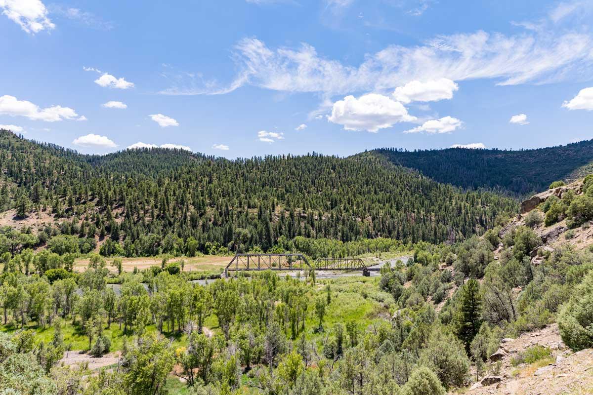 San Juan River overlook near Pagosa Springs