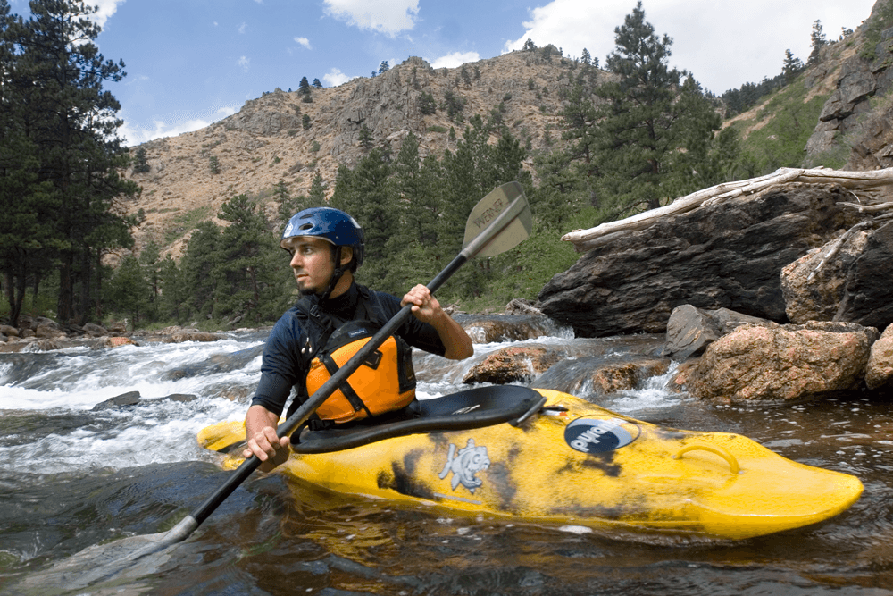 Kayaking on Cache la Poudre