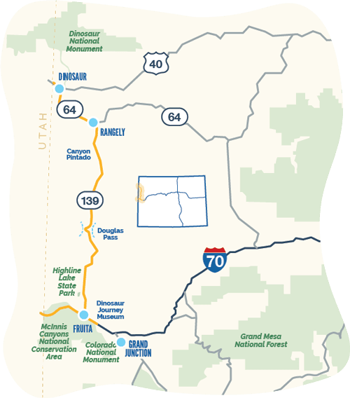 Dinosaur Diamond Map