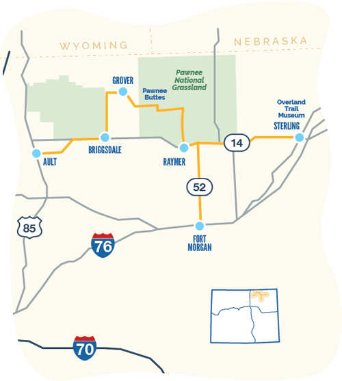 Pawnee Pioneer Trails Map