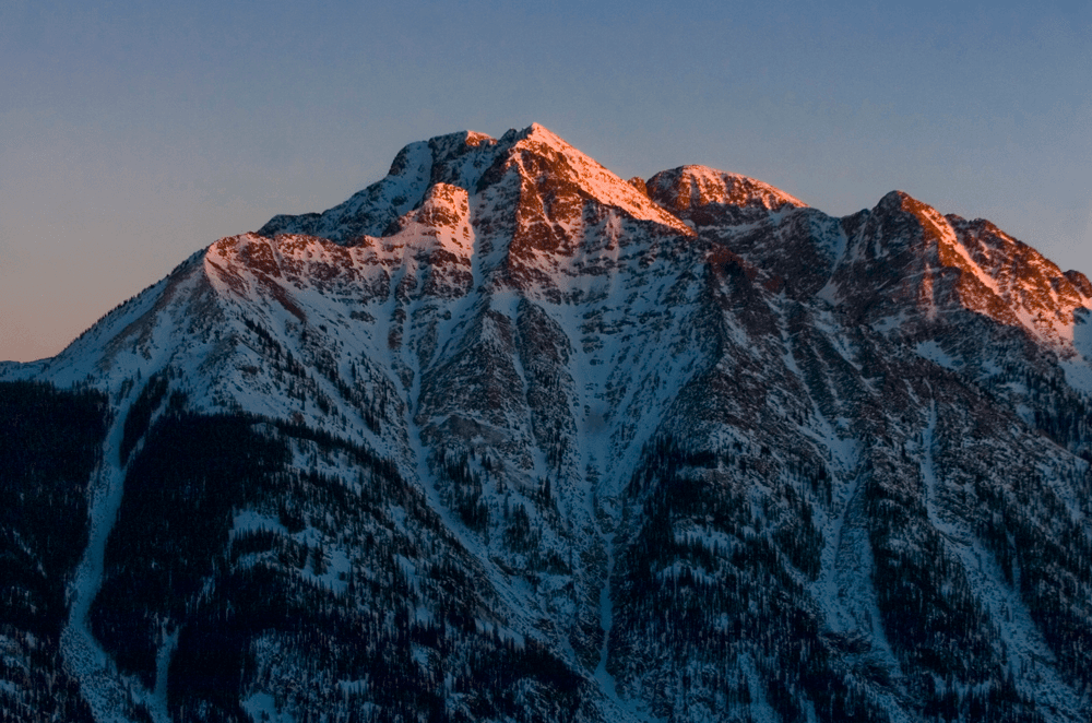 San Juan peak near Durango