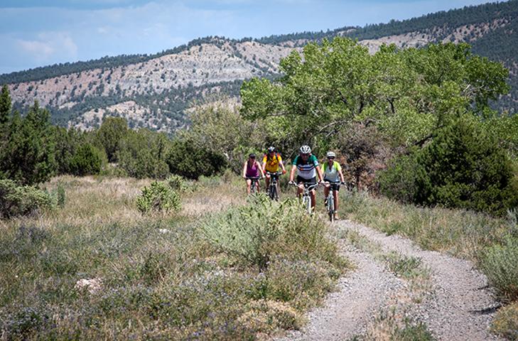 navajo state park-biking photo