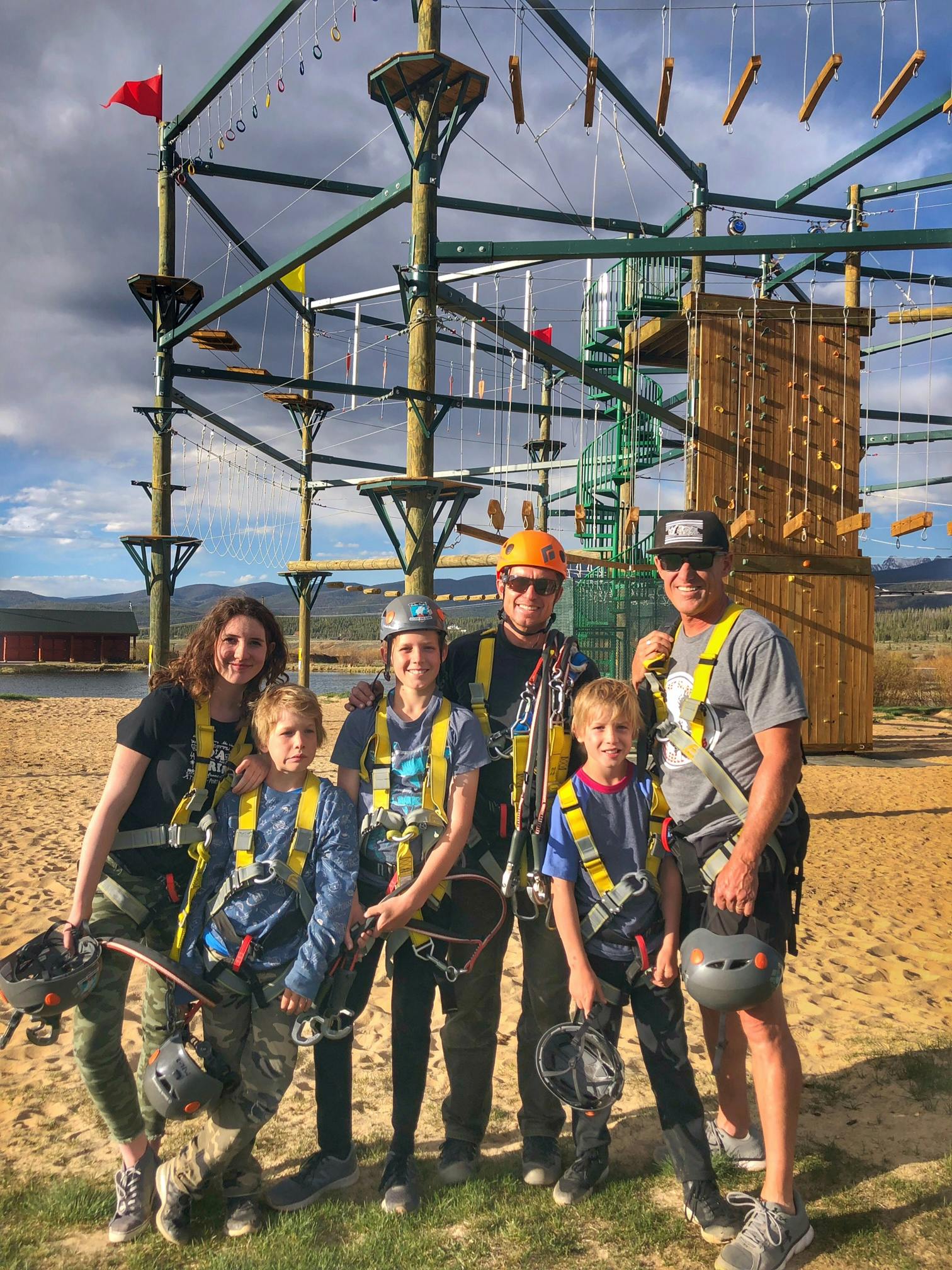 aerial adventure park and guided rock climbing photo