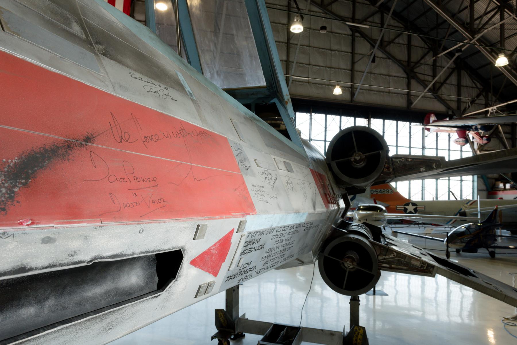 the x-wing starfighter features many signatures photo 4