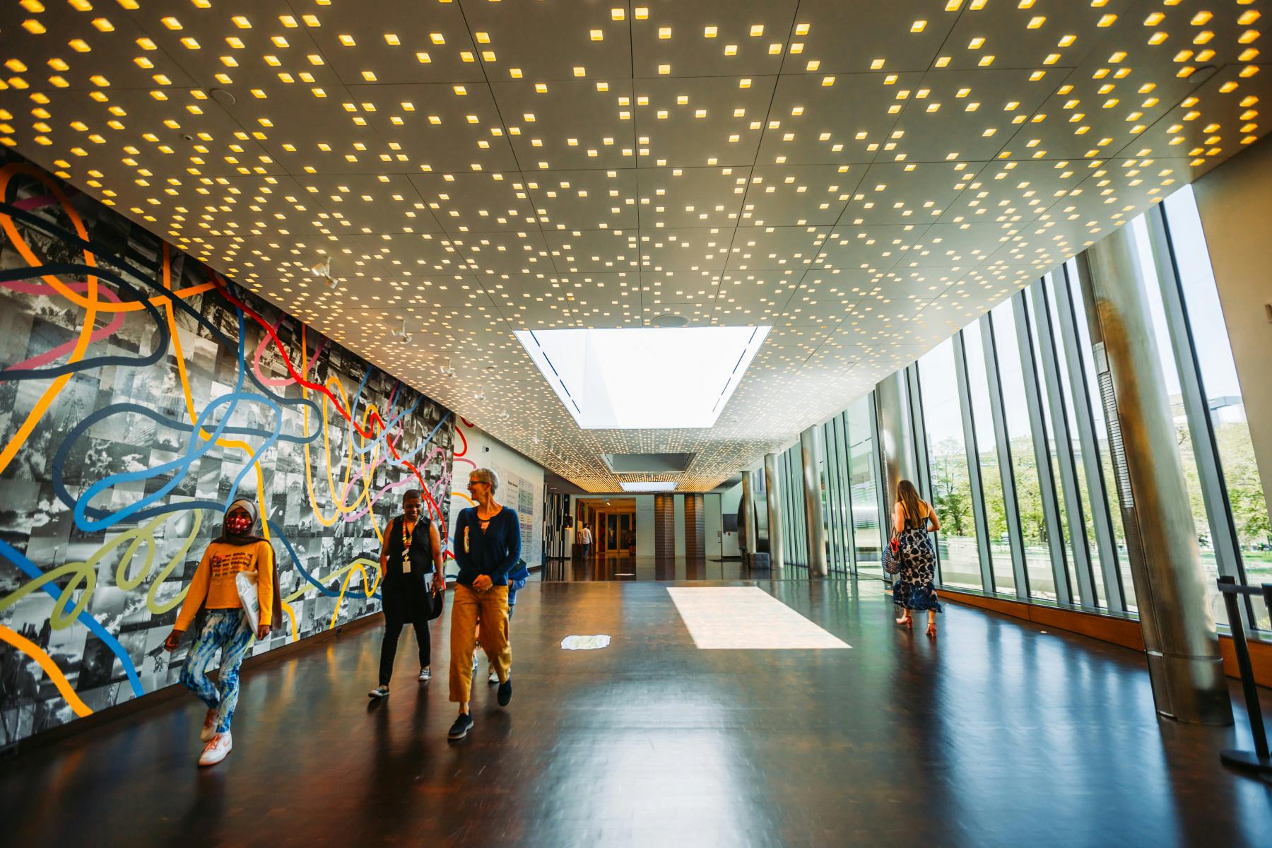 inside denver art museum's new sie welcome center photo 5