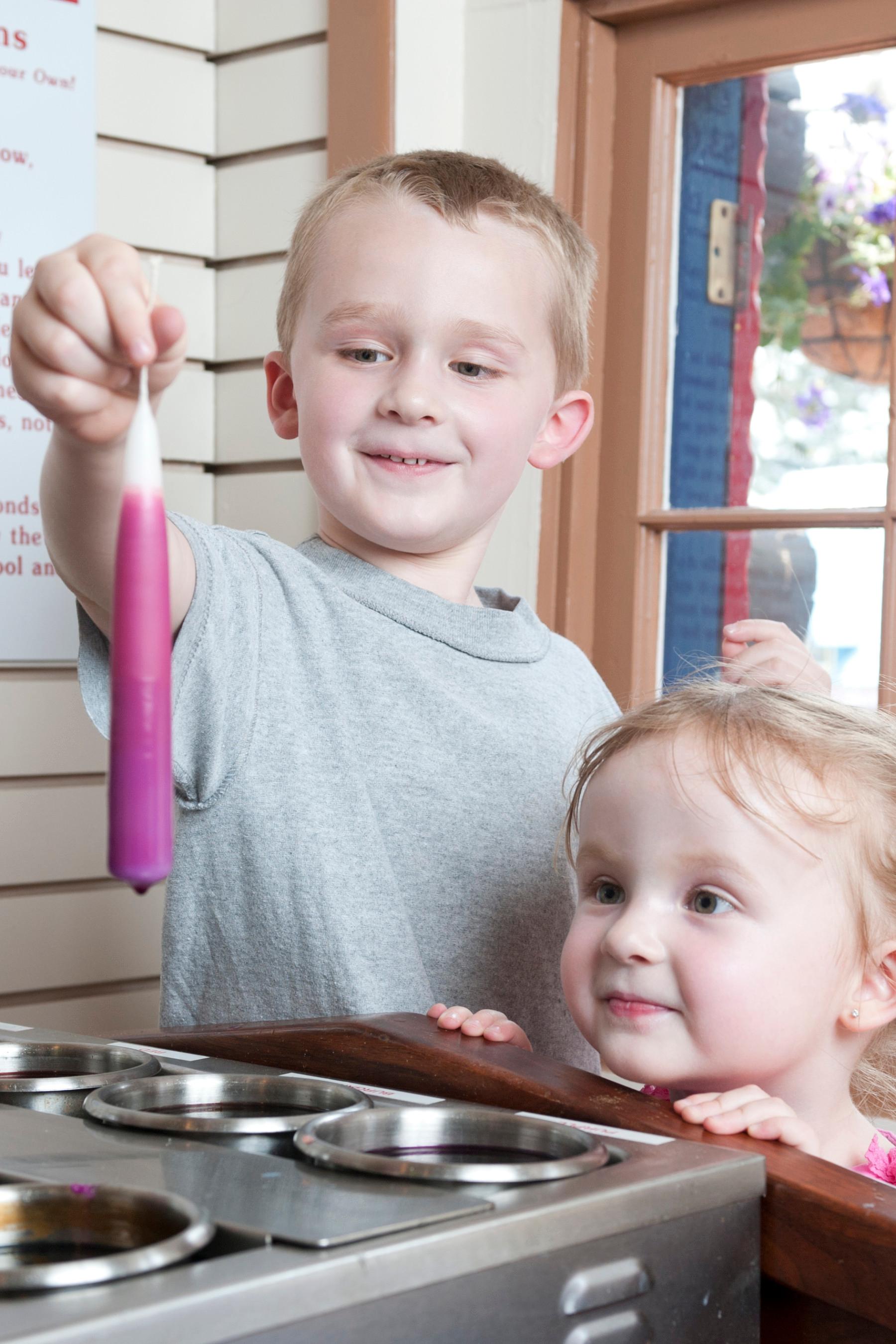 candle dipping fun! photo 7