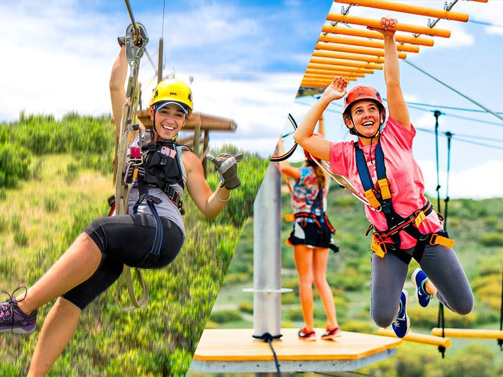 the edge (formerly castle rock adventure park) is an outdoor adventure center near denver, featuring a zipline tour, epic sky trek, and more. photo