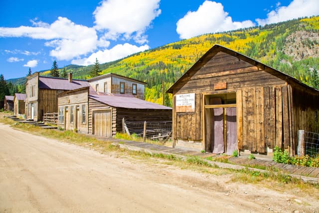 St. Elmo ghost town near the Collegiate Peaks scenic byway