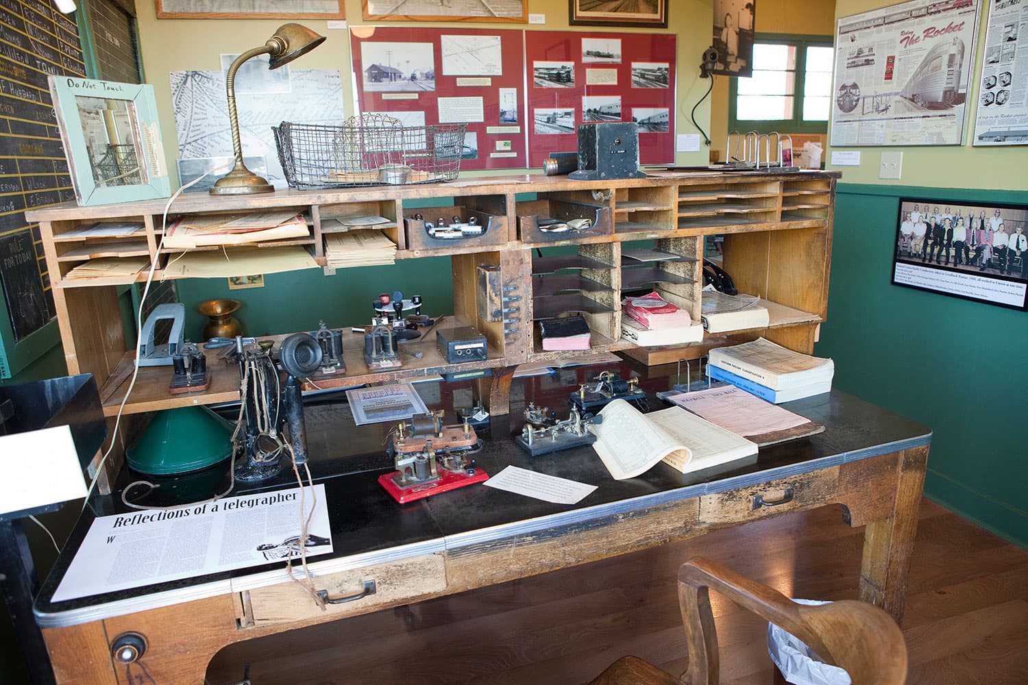 An exhibit at the Limon Heritage Museum