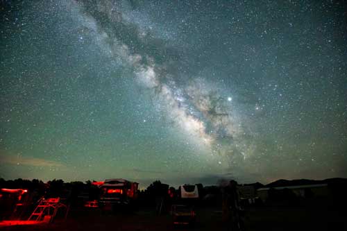 stars at night in la veta, colorado