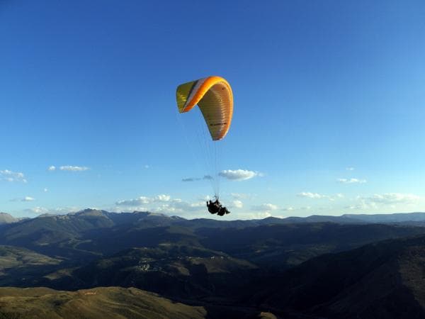 Paragliding in Colorado's Vail Valley