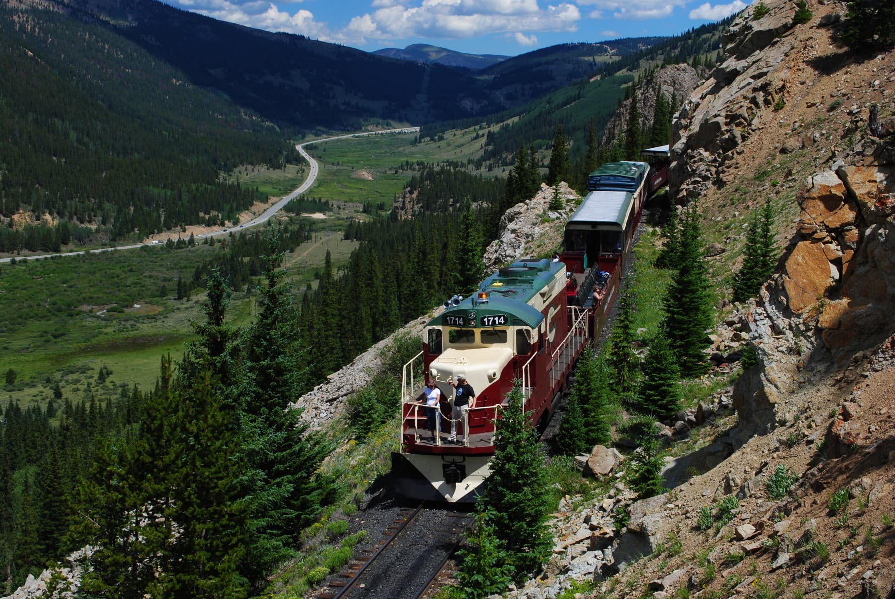 witness breathtaking panoramic views aboard the leadville railroad!  photo