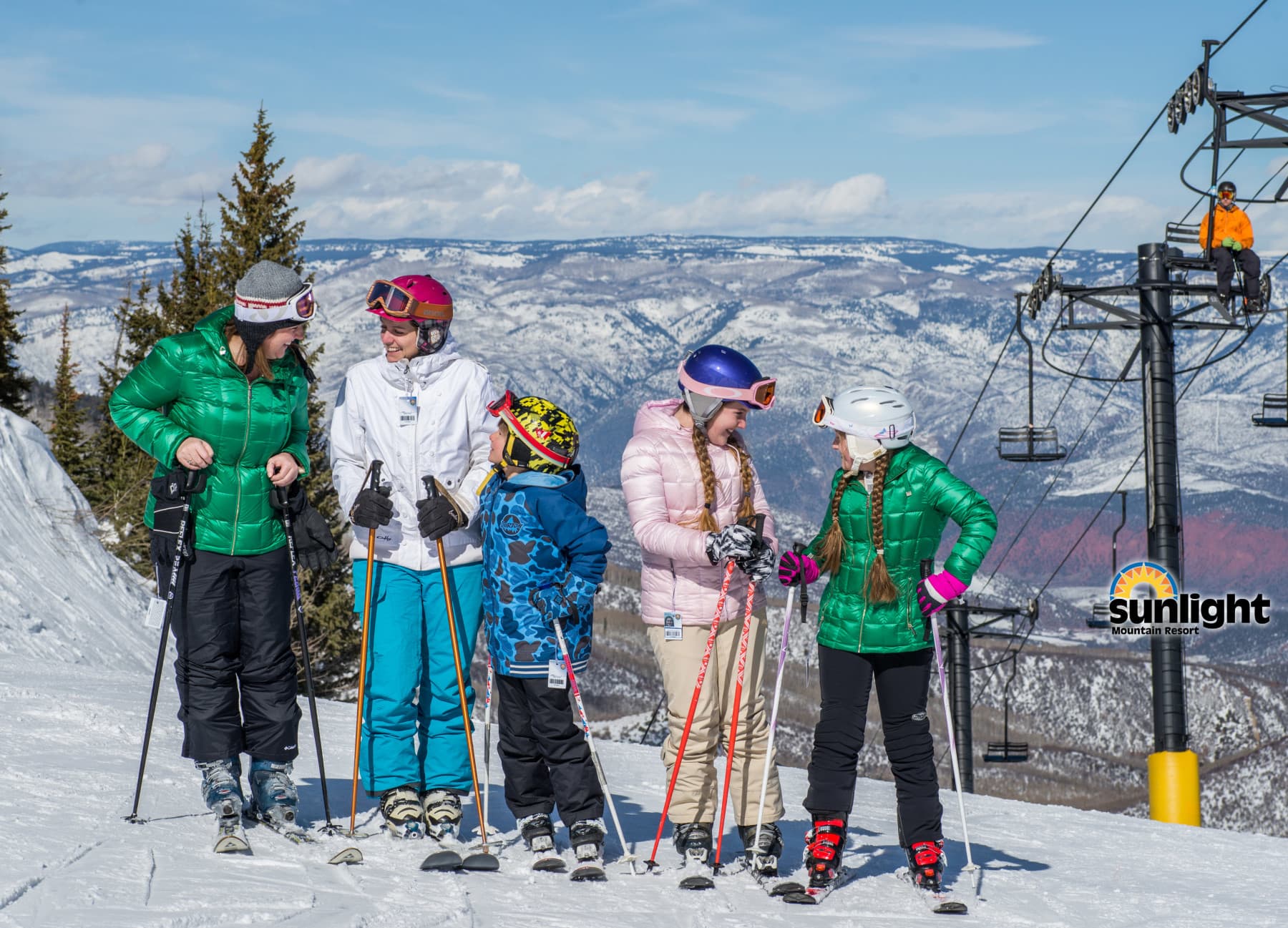 tucked amid the roaring fork valley, sunlight offers affordable skiing in the heart of the rocky mountains. photo