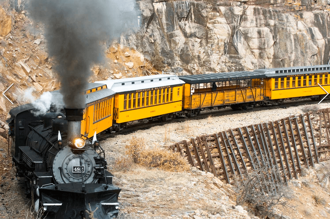 durango & silverton narrow gauge railroad photo