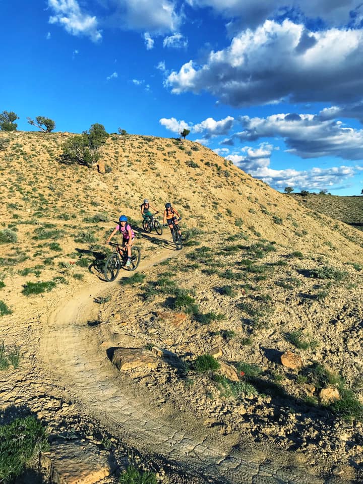 colorado backcountry biker in fruita photo