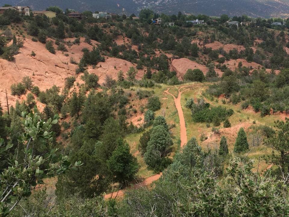 red rock canyon open space in colorado springs photo