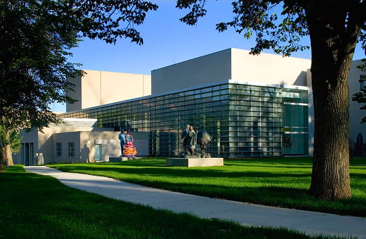 fine arts center sculpture garden photo