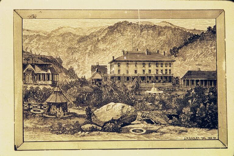 the cliff house at pikes peak 1874 photo