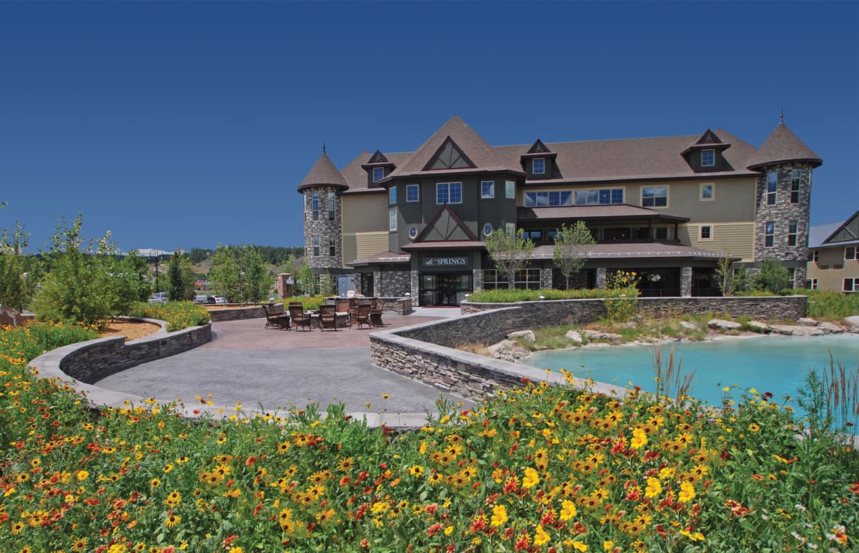 spring at the luxury lodge photo