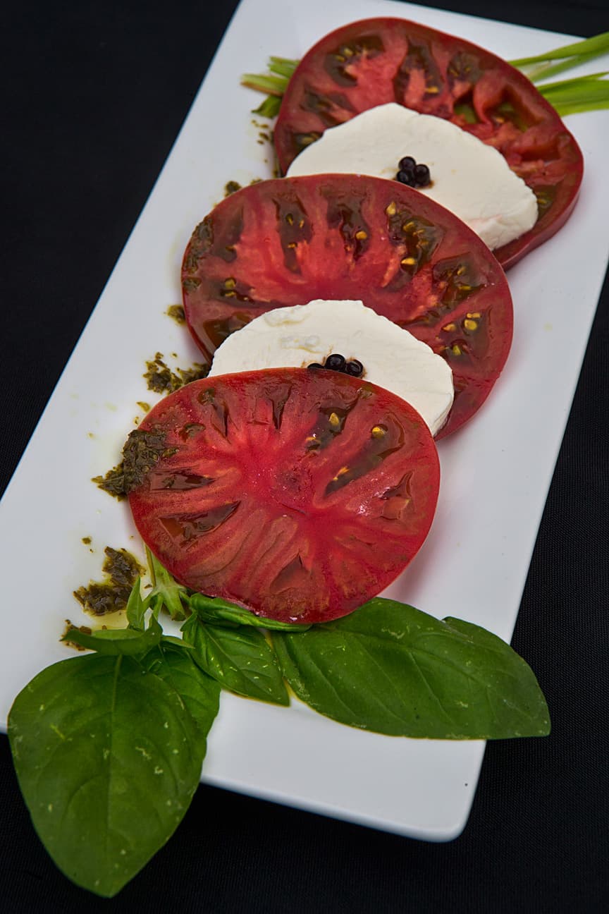 fresh from the garden, our caprese salad is a seasonal staple. photo 15