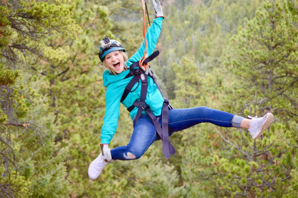 ziplining through the rockies! photo 4