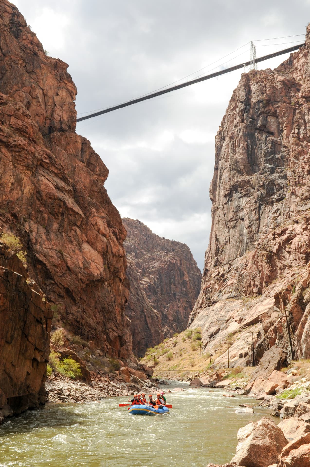 adventure-class rafting in the royal gorge includes floating under the towering royal gorge bridge photo 7